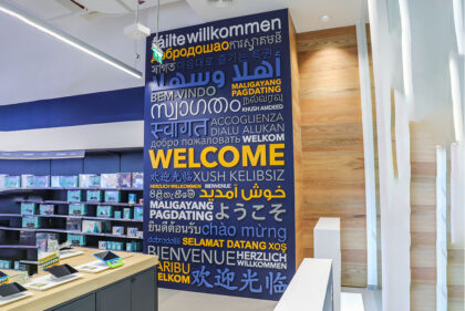 Instore Signage Sharaf DG