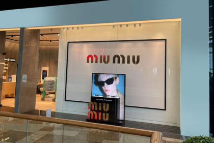 Miu Miu Display Stand